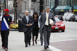 People walking in the streets