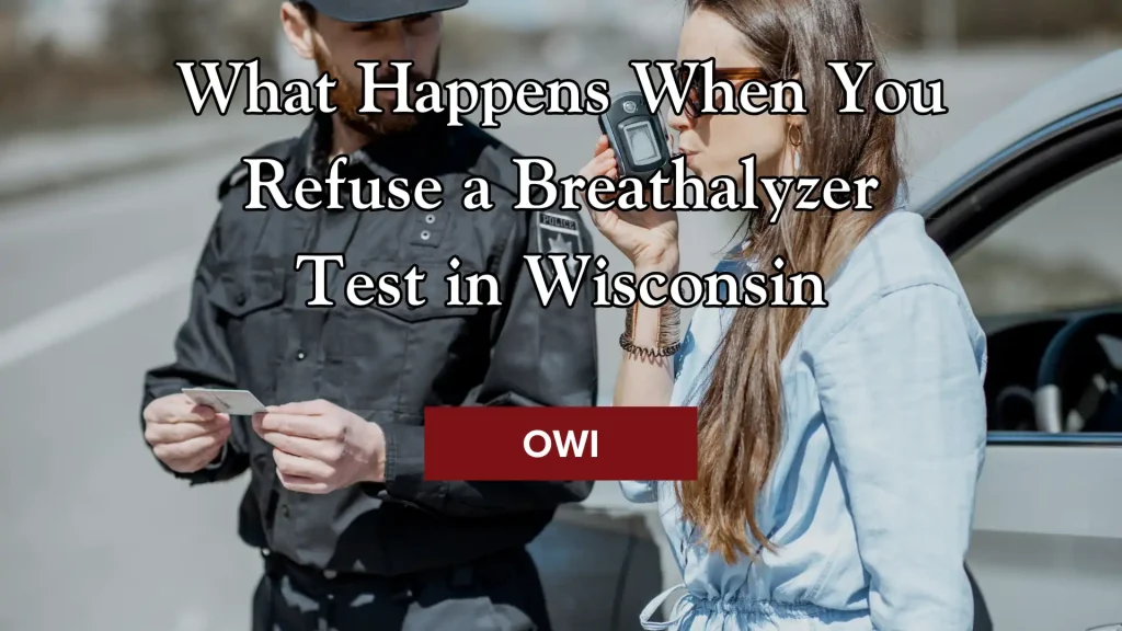 What Happens When You Refuse a Breathalyzer Test in Wisconsin Image